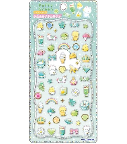 Amazon | カミオジャパン ステッカー プチドロップステッカー ふわふわ